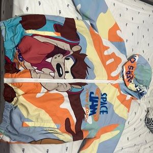 Space jam members only camo windbreaker